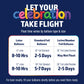 Helium balloon float time chart: latex 8-10 hours, 18-inch foil 2-5 days, 36-inch foil 5-7 days
